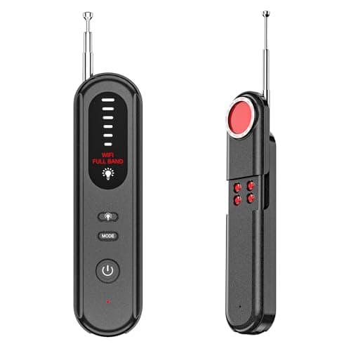 Aleanu Hidden Camera Detector, 2025 Hidden Bug and Device GPS Detector for Trave, Hotels, Home, Office, 6 Levels Sensitivity