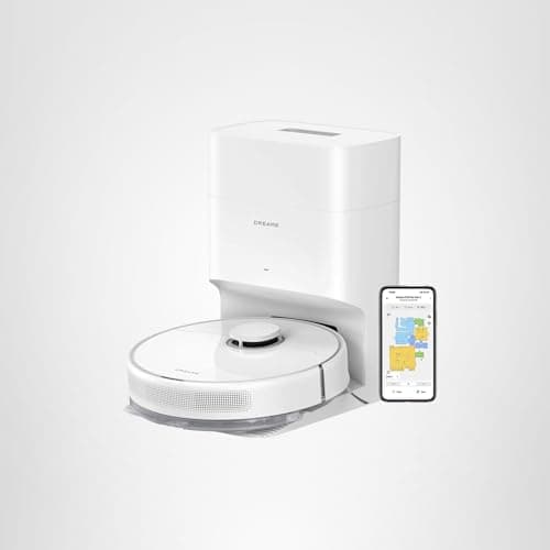 DREAME D10 Plus Gen 2 Robot Vacuum and Mop with Self Emptying Base for 90 Days of Cleaning, 6000 Pa Suction and LiDAR Navigation, Obstacle Avoidance, Wi-Fi Connected 9