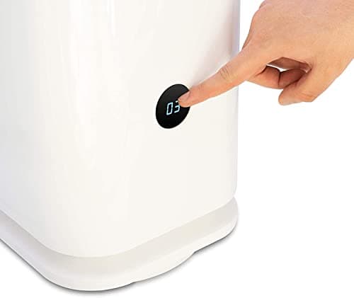 ULTTY Bladeless Tower Fan and Air Purifier in one, Bedroom Fan with HEPA Filter 99.97% Smoke Dust Pollen Dander, 42 Inch 90° Oscillating Tower Fan with Remote, Touch, 8H Timer 9