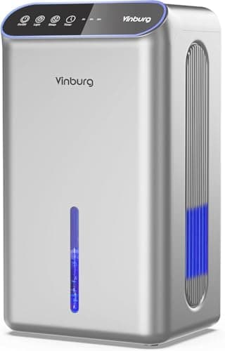 85 OZ Home Dehumidifier, 800 sq ft Dehumidifier for Basement with Drain Hose, Auto Shut-Off, Sleep Mode, 3 Gear Timer, Reusable Filter, Quiet Small Dehumidifiers for Bedrooms, Bathrooms, RV, Closet2