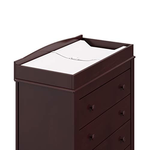 Graco Noah 3 Drawer Changing Table Dresser (Espresso) – GREENGUARD Gold Certified, Includes Interlocking Drawer System 8