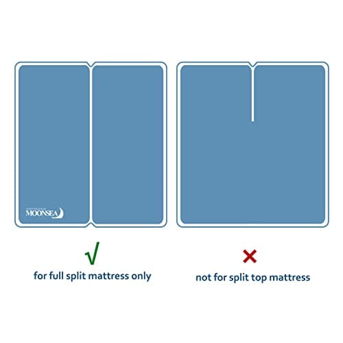 Split King Mattress Topper Protector Pad for Adjustable Bed Cover, Quilted, Breathable, Absorbent, Fitted Sheet Style, Machine Washable 5