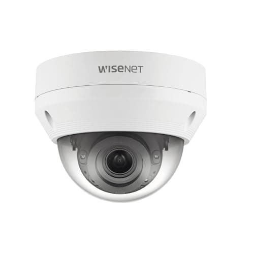 Hanwha Techwin QNV-8080R Wisenet Q Series 5M H.265 IR Dome Camera, 1/2.8" 5MP CMOS, Max. 5Megapixel (2592 x 1944) Resolution, 3.2~10mm (3.1x) Motorized Varifocal Lens
