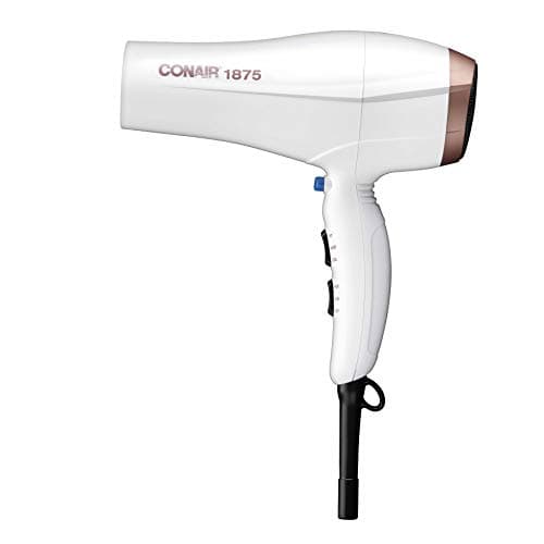 Conair Double Ceramic Hair Dryer | Blow Dryer with Ionic Conditioning | Includes Concentrator