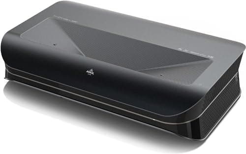 AWOL Vision LTV-3500 Pro UST Triple Laser TV Projector, TV-Like Brightness, 150" Perfect Sharpness, Dolby Vision, 4K 3D HDR10+ Ultra-Short Throw Projector