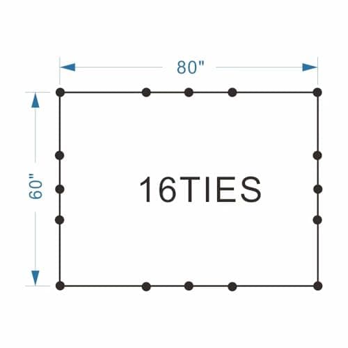 F.Y.Dreams 100% Washed Cotton Duvet Cover for Weighted Blanket 60x80 inches with 16 Ties, Zipper on Long Side/Navy Grid/Just Duvet Cover 7