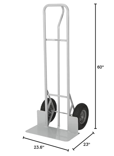 Strongway P-Handle Hand Truck - 1000-Lb. Capacity, Oversized Toe Plate 10