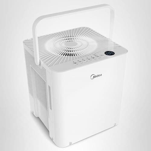 Midea Cube 50 Pint Dehumidifier for Basement and Rooms at Home for up to 4,500 Sq. Ft., Built-in Pump, Drain Hose Included, Smart Control, Works with Alexa (White), ENERGY STAR Most Efficient 2022 11