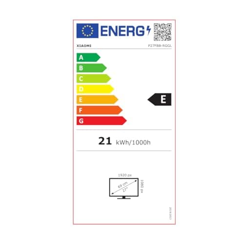 XIAOMI G27i-US 27-inch Gaming Monitor - 165Hz, 1ms GTG, FHD 1920x1080, Fast IPS, HDR10, FreeSync Premium, 99% sRGB, 178° Wide View, Tilt Adjust, TUV Low Blue Light, US Version 7