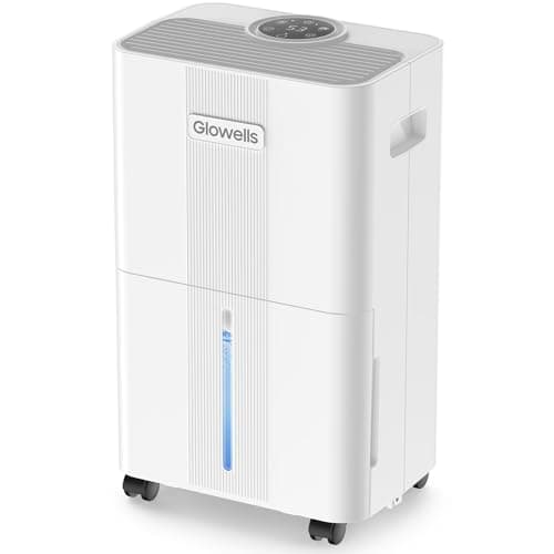 1000 Sq.ft Dehumidifier for Basement, Glowells 15 Pints Dehumidifiers for Home with Drain Hose, 3 Modes, Timer, for RV, Boat, Bedroom Bathroom
