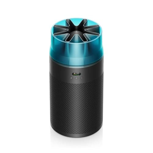 Dyson Hushjet Compact Purifier, Engineered for Powerful, Whisper-quiet, Whole-room Air Purification, Homes with Pets, Allergies, Fully-sealed filtration, 5-year no change filter (Black/Teal)