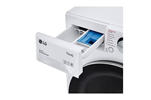 LG WM3555HWA 24 Inch Smart All In One Washer/Dryer with 2.3 cu. ft. Capacity, Wi-Fi Enabled, 14 Wash Cycles, 1400 RPM, Ventless, NeveRust Stainless Steel Drum, Quiet Operation, TrueBalance 8
