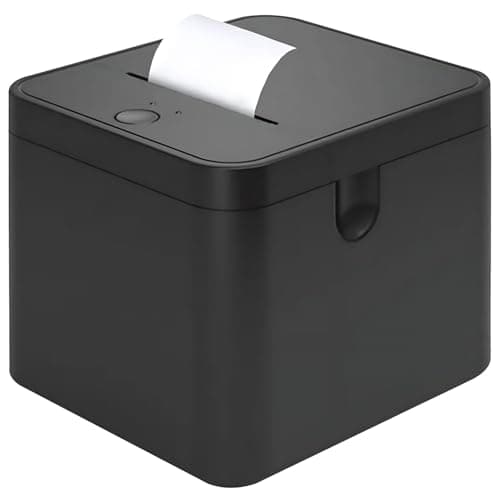 NSG Thermal Receipt Printer, High-Speed 90mm/s, USB/BT Connectivity, ESC/POS Compatible, Lightweight Portable POS Printer for Windows/Mac/Linux/iOS/Android, Black