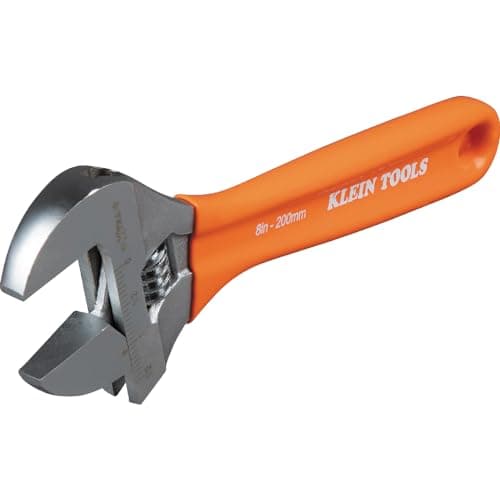 Klein Tools D5074 Adjustable Wrench Set, Extra Capacity, 6-Inch, 8-Inch, 10-Inch, 12-Inch, Forged Alloy Steel, Metric and SAE, 4-Piece 9