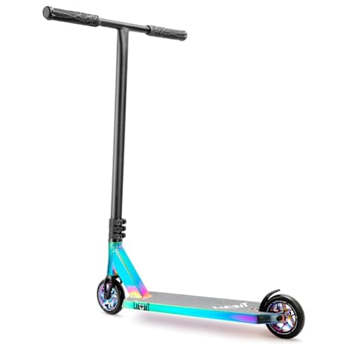 LMT01-V2 Professional Scooter-Trick Scooter-Intermediate Professional Stunt Scooter Suitable - Children, Teenagers Adults 8 Years Old Above-Durable (Black Color) 3