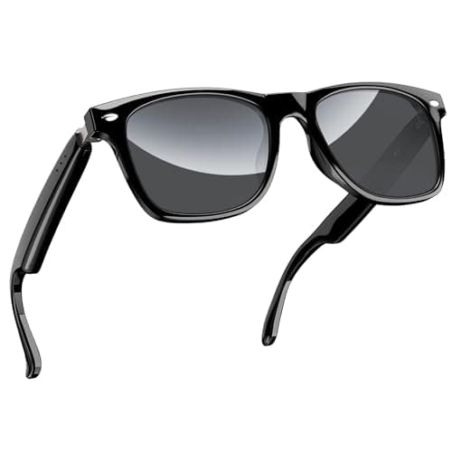 Blackview Smart Glasses, Polarized Bluetooth Sunglasses with Speaker, Voice Control, UV Protection, Anti Blue Light Lens