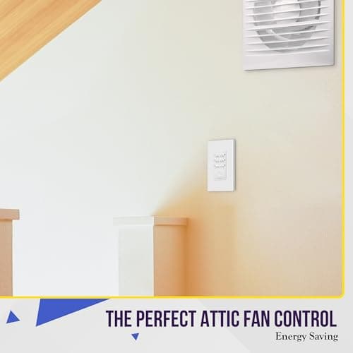 ENERLITES 4-Hour Countdown Timer Switch, 5-10-30-60 Min, 2-4 Hour, for Bathroom Fans, Lights, 120VAC Neutral Wire Required, UL Listed, HET06-W-2PCS, White, 2 Pack 5