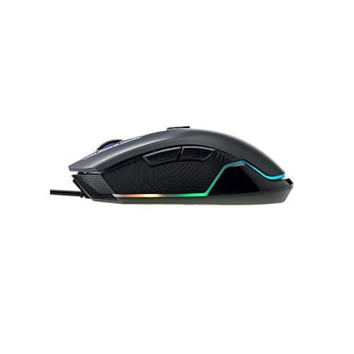 HP Wired Gaming Mouse LED RGB Backlit Adjustable 6200 DPI 6 Programmable Buttons Ergonomic USB Mice for Gamers 6