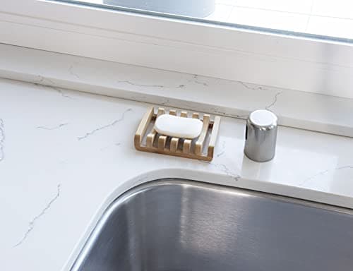 Bamboo Naturals Bar Soap Dish for Sink or Shower, Odor Resistant Tray, Sustainable Bamboo Wood Holder, Great for Bathrooms and Kitchens 6