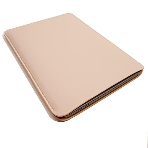 Benfan Slim Laptop Sleeve 13 Inch Compatible with 2024 MacBook Air 13 M3 M2 M1/ MacBook Pro 13 M2 M1 Color Beige