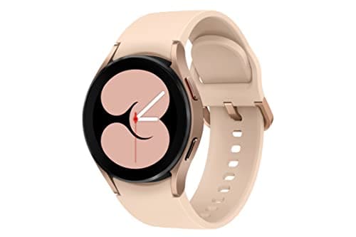 Samsung Galaxy Watch 4 40mm Bluetooth Smartwatch with ECG Heart Rate Monitor, Tracker for Health, Fitness, Running, Sleep Tracking, GPS Fall Detection, US Version, SM-R860NZDAXAA, Pink Gold
