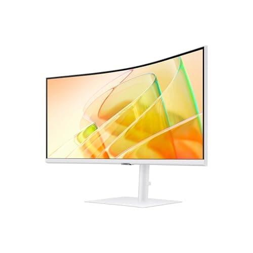 Samsung 34” ViewFinity (S65TC) Series Ultra-WQHD 1000R Curved Computer Monitor, HDR10, 100Hz, AMD FreeSync, Thunderbolt 4, Height Adjustable Stand, Built-in Speakers, Eye Care, LS34C650TANXGO, 2024 15