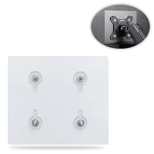 Universal Monitor VESA Mount Adapter for Non-VESA 13 - 27 inch Computer Monitors Tablets iPad VESA Mounting Arm Stand Bracket Kit 75X75mm…