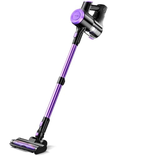 YTE PRO Cordless Vacuum Cleaner, Up to 50 Mins Runtime Rechargeable Stick Vacuum