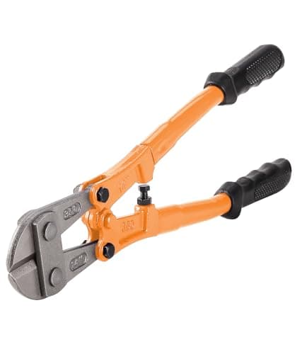 Bates- Bolt Cutter, 14", Orange, Chain Lock Cutter Heavy Duty, Bolt Cutters Heavy Duty for Locks, Screw Cutter, Chain Link Fence Cutter, Bolt and Wire Cutter, Chain Lock Cutters, Bolt Cutter Tool