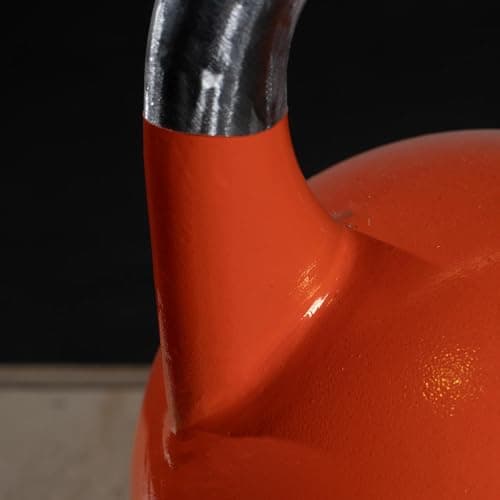 Titan Fitness 12 KG Competition Kettlebell, Color-Coded Orange, 35mm Handle, Ideal for Strength Training and Home Gym Workouts, Training Sets for Men & Women 5