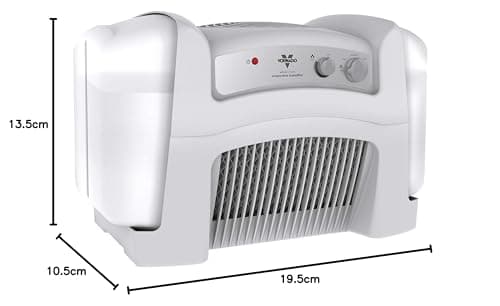Vornado Evap40 Evaporative Humidifier with Adjustable Humidistat, 4-Gallon Capacity for Large Room Coverage up to 1,000 sq ft, 3 Speed Settings, Easy to Clean Dual Tank 9