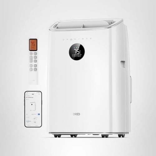 DREO Portable Air Conditioners, 8000 BTU ASHRAE (5000 BTU DOE) Smart AC Unit for Bedroom with Drainage-free Cooling, 45dB Quiet, APP/Voice/Remote, Portable AC for Room Indoors, AC318S 13