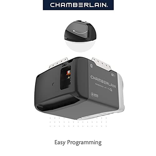 CHAMBERLAIN B2215T Garage Door Opener with Battery Backup, Black 6