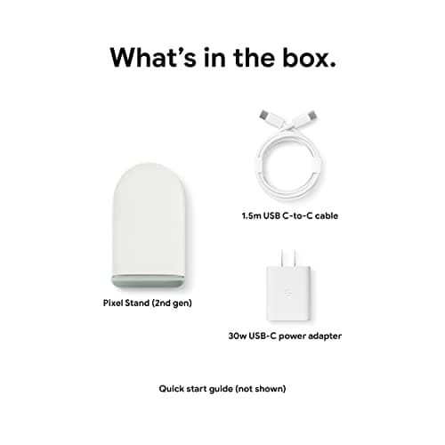 Google Pixel Stand (2nd Gen) - Wireless Charger - Fast Charging Pixel Phone Charger - Compatible with Pixel Phones and Qi Certified Devices 7
