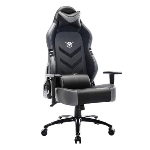 COLAMY Big and Tall Gaming Chair -Computer Gamer Chair, Ergonomic High Back PC Chair with Wide Seat for Adult Black