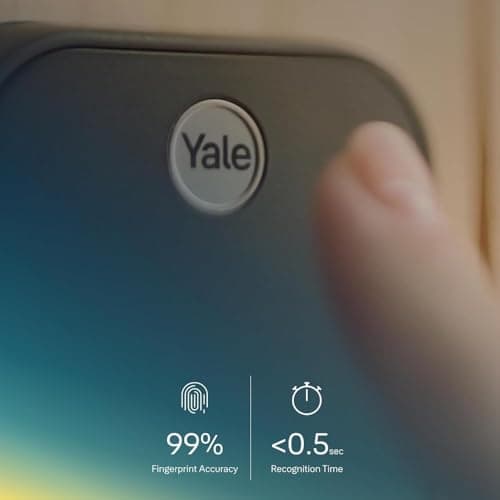 Yale Assure Lock 2 Touch Deadbolt, Satin Nickel Keyed Smart Entry Door Lock with Wi-Fi Connected Touchscreen Keypad and Fingerprint Scanner for Vacation Rental Hosts, YRD420-F-CB1-619 7