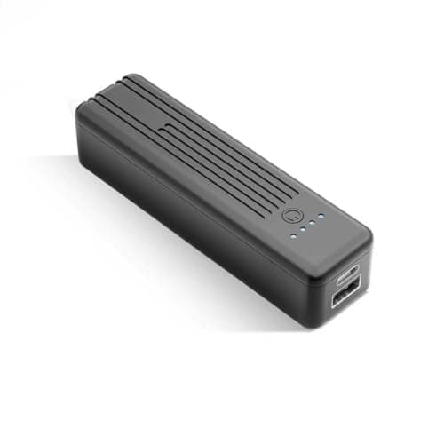 POERUNI 5000mAh Ultra-Compact Power Bank,Fast Portable Charger.Battery pack Charger Portable with 5V/2.4A Output and USB-C Input(Recharge),Battery Pack Compatible with iPhone,Samsung and More (Black)