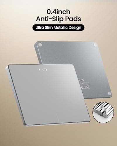 ProtoArc Bluetooth Trackpad for Windows 10/11, T1 Plus Large High-Precision Touchpad, Wireless Trackpad Mouse with Multi-Gesture Support for Computer Desktop Laptop, White and Silver 8