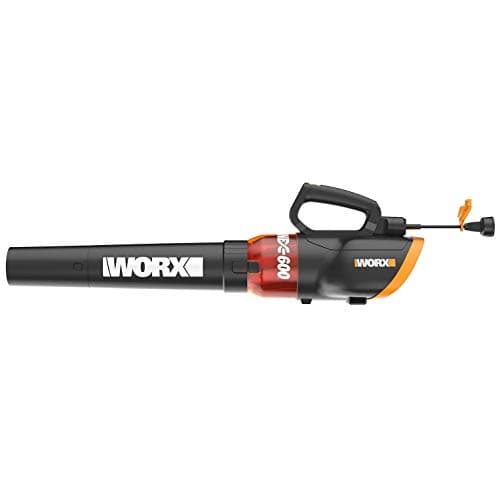 WORX 12 Amp Electric Leaf Blower, Turbine Blower for Lawn Care with 600 CFM & 2 Speed Control, Corded, WG520 6