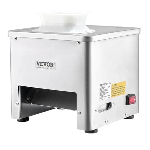 VEVOR Meat Cutter Machine, 550W Meat Slicer, 350 lb/h Commercial Meat Cutting Machine, Stainless Steel, 3.5 mm Thickness, Electric Food Cutting Slicer for Home Kitchen, Restaurant, Supermarket 9