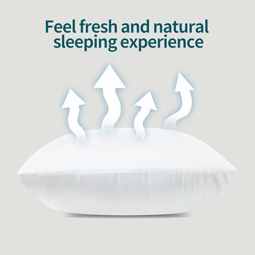 Toddler Size Pillow Protectors Viscose Derived from Bamboo - Set of 2 Zippered, 400 Thread Count Cooling Pillow Case Soft 13"x18" (2 Pcs, White,Toddler) 8