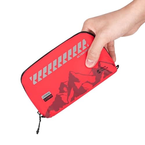 RHINO RESCUE Small First Aid Kit Ultralight Water-Resistent Medical Kit for Hiking, Backpacking, Cycling, Travel, Vehicles