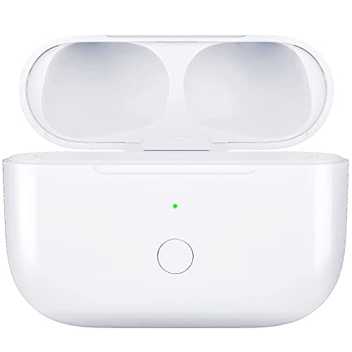 Wireless Charging Case Compatible with AirPods Pro 1st & 2nd Generation, for Airpods Pro Charger Replacement Cases, Support Bluetooth Pairing&Sync Button,661 Mah Built-in Battery,White