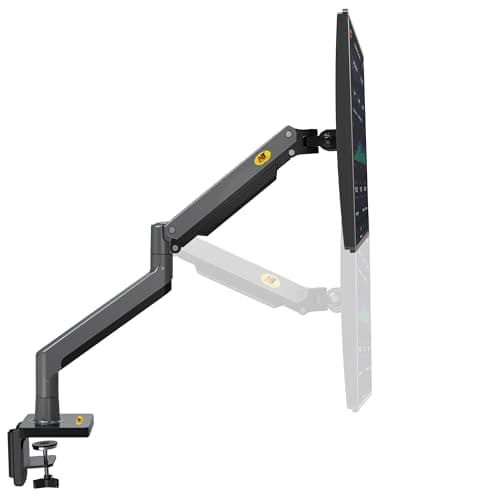 NB North Bayou Dual Monitor Arm Ultra Wide Full Motion Swivel Monitor Mount for 22''-32'' Monitors Load Capacity from 4.4 to 26.4lbs for Each Arm Height Adjustable Monitor Stand G35 7