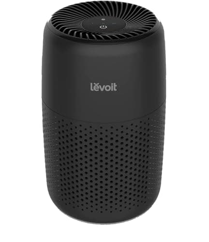 LEVOIT Air Purifiers for Bedroom Home, AHAM VERIFIDE, 3-in-1 Filter with Fragrance Sponge for Better Sleep, Filters Smoke, Allergies, Pet Dander, Odor, Dust, Office, Portable, Core Mini-P, Black