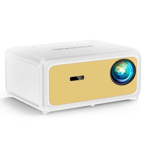 GooDee 4K Smart Projector with WiFi & Bluetooth - 3000 ANSI UHD, ToF Auto Focus Keystone MEMC, Dolby Audio Home Theater Video Projector Built-in Apps, Indoor & Outdoor Movies, Gaming