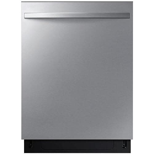 Samsung DW80CG4021SR 24-Inch Top Control Built-In Dishwasher, 15 Place Settings, 53 dBA Quiet Operation, 4 Wash Cycles, Stainless Steel