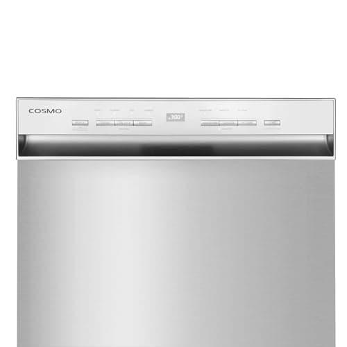 COSMO COS-DWD24FBR 24 in. Front Control Built-In Tall Tub Dishwasher in Fingerprint Resistant Stainless Steel 10