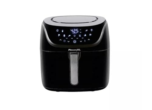 Power-XL Vortex Pro Air Fryer 8 Quart, 1700W, Nonstick Coating, Dishwasher-Safe, Built-in Food Dehydrator, Automatic Shut-Off, LED Touchscreen, 10 Presets, XL's Kitchen ApplianceS