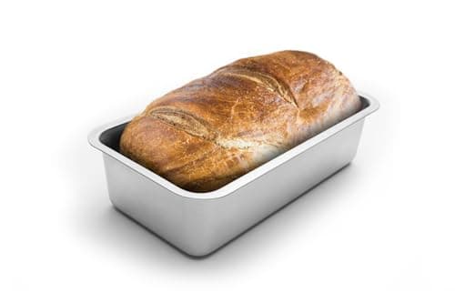 Fox Run Loaf Pan Stainless Steel Baking, 8.5 x 4.5 x 2.25 inches, Rectangular